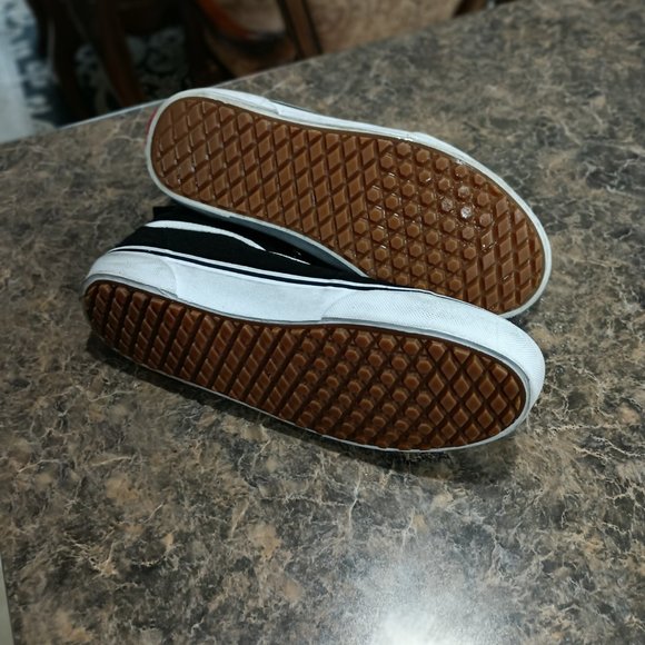 VANS   MENS SNEEKERS BLACK/ WHITE HIGH TOP - Picture 3 of 4